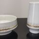 2 old ceramic pots made in Czechoslovakia circa 1960s-1970s