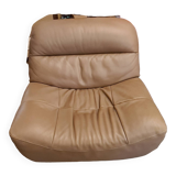 Individual leather armchair