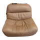 Individual leather armchair