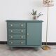 Commode art déco vert de gris