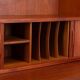 Danish teak bookcase by Johannes Sorth for Nexø, 1960s