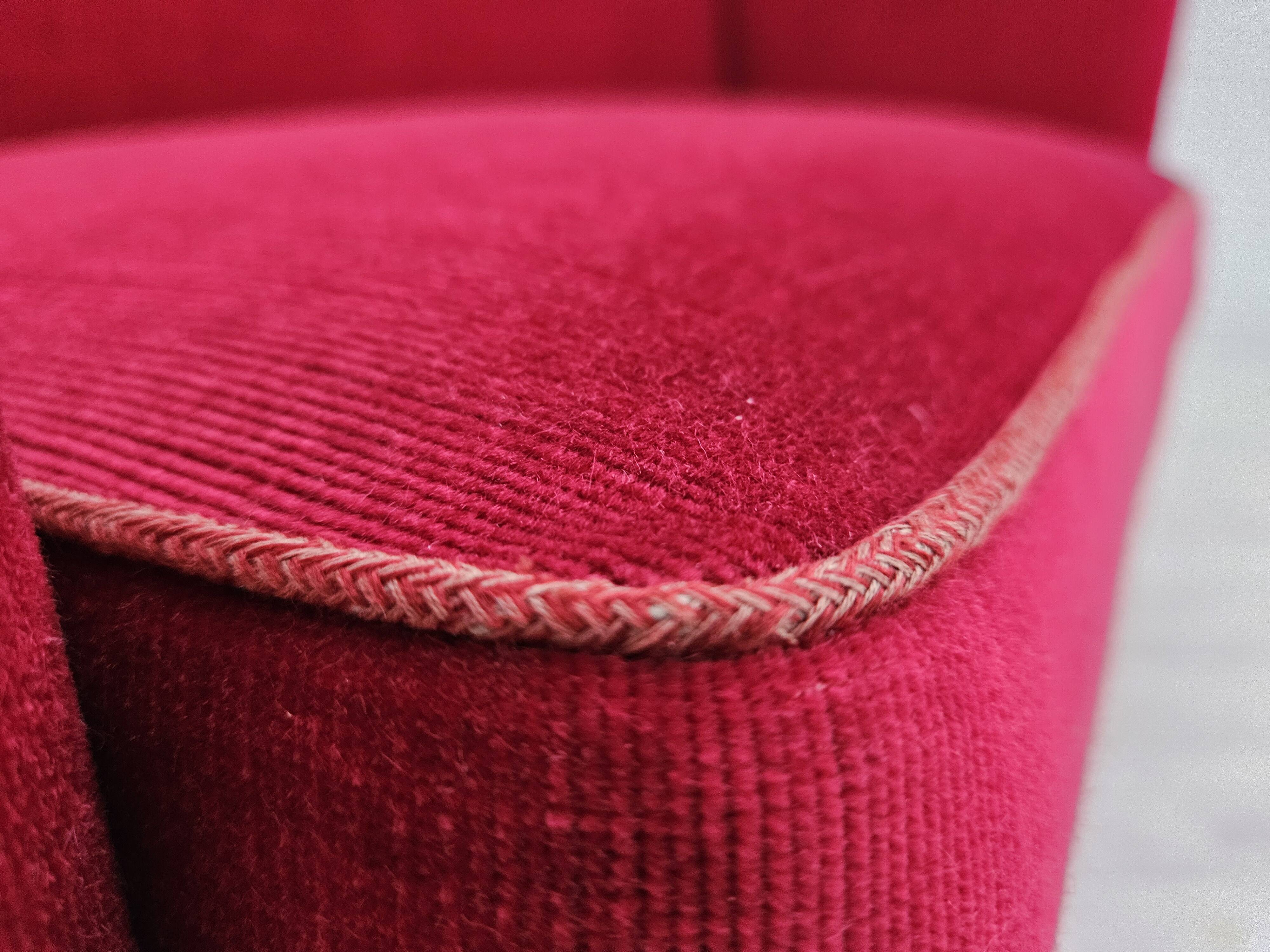 1970s, Danish "Spanish" sofa, original condition, furniture velour.