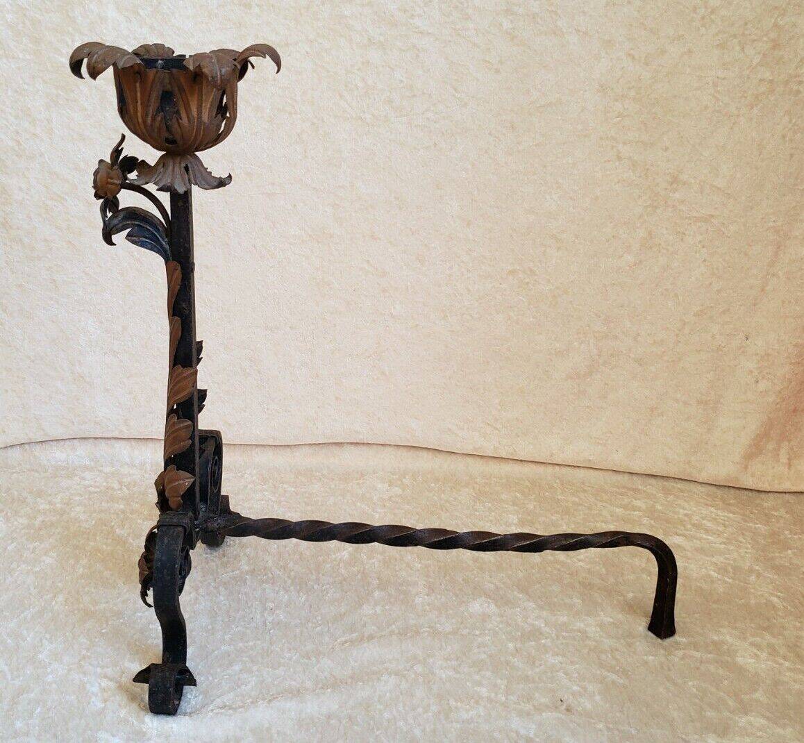 Pair of fireplace andirons, 1940