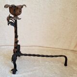 Pair of fireplace andirons, 1940