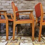 Set of 4 vintage Casala armchairs from 1970