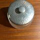 Glass sugar bowl