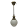 Art Deco pendant lamp, Poland, 1950s