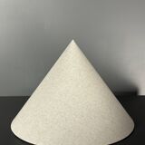 French midcentury brutalist olive wood table lamp, 1950s