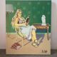 "The Love Novel", oil on canvas signed M. Toyer