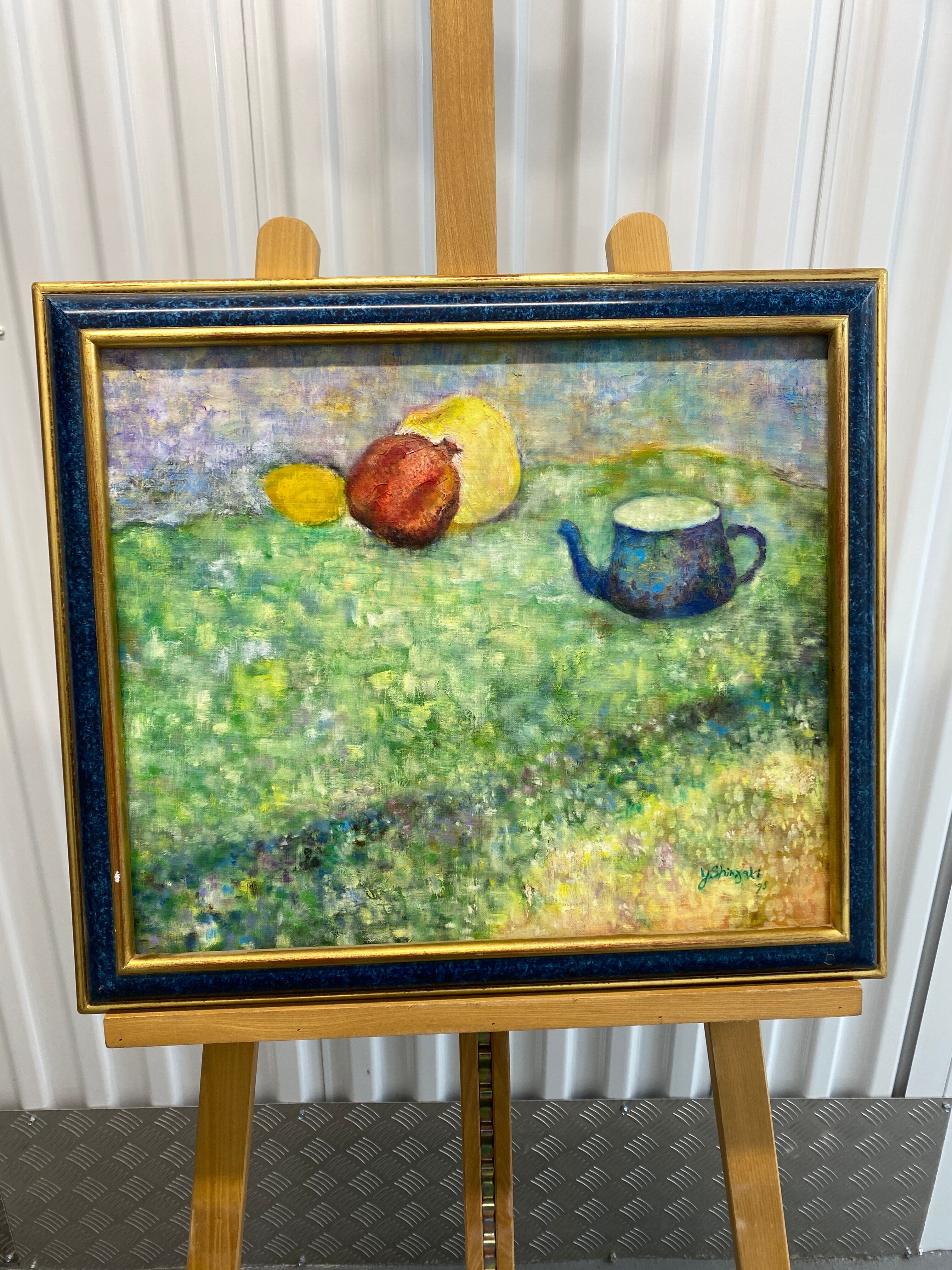 Nature morte signée et datée 1978