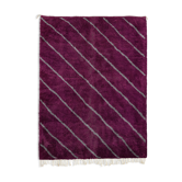 Tapis marocain moderne rose foncé art contemporain 200x300cm