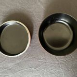 Pull-out boxes in bakelite lacquered 70s