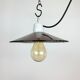 Industrial Red Enamel Pendant Light, 1970s