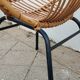 Rattan armchair 50s