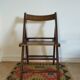 Chaise pliante vintage