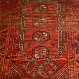 Red wool carpet
