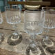 Set of 8 Vendome crystal glasses