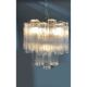 Lustre en verre de murano transparent « tronchi » d50