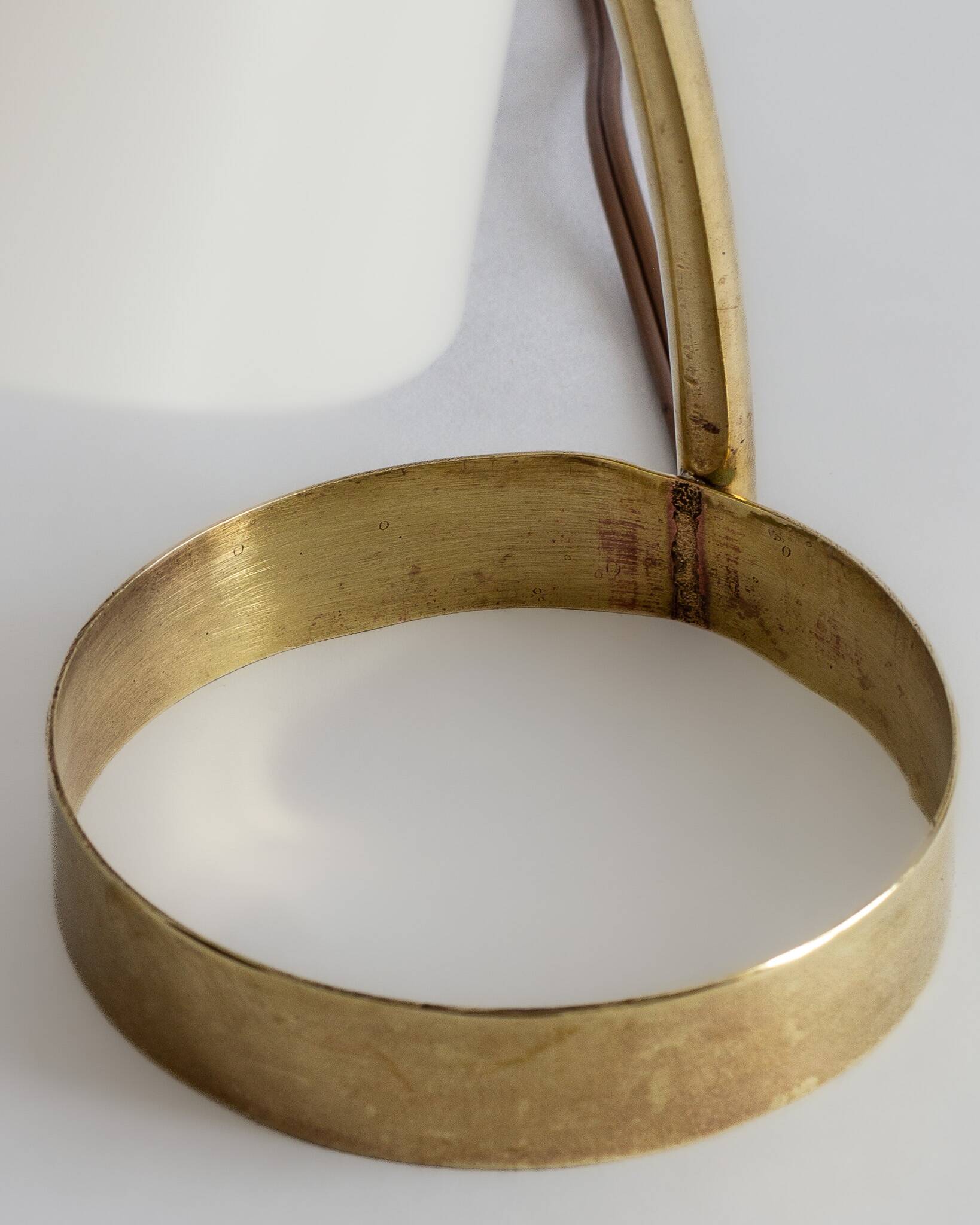 Small brass cocotte lamp – 1950s