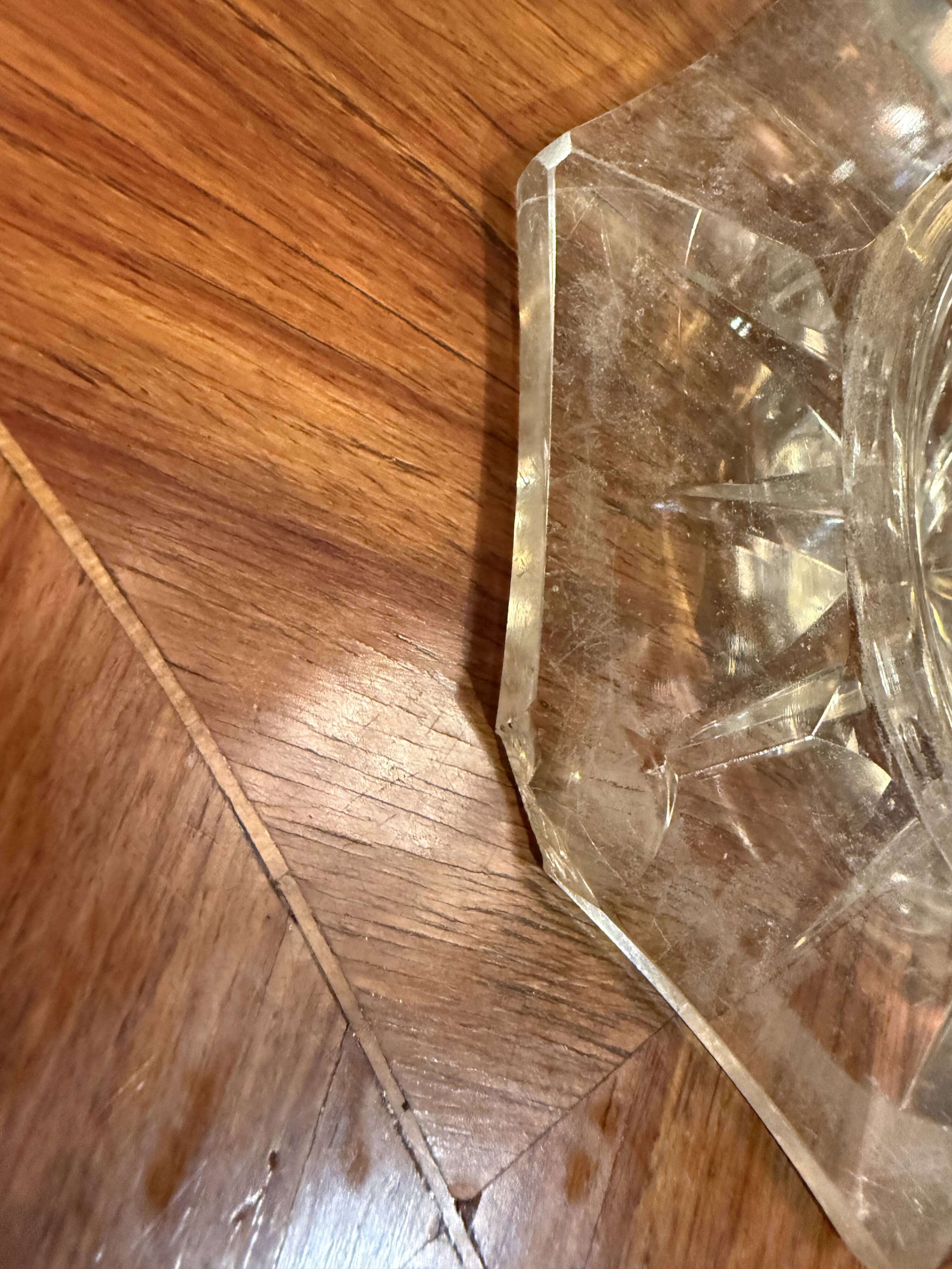 Crystal biscuit jar
