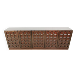 Graphical brutalist credenza, 1970s