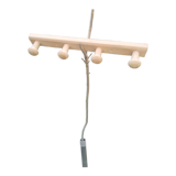 Wooden coat rack wall hook