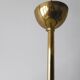 Vintage palette chandelier 1950 glass & brass