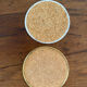 Set of 12 coasters in mother-of-pearl and gilded metal