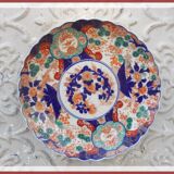 Ancien plat rond porcelaine du Japon Imari