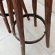 Pair of high vintage brutalist bar stools