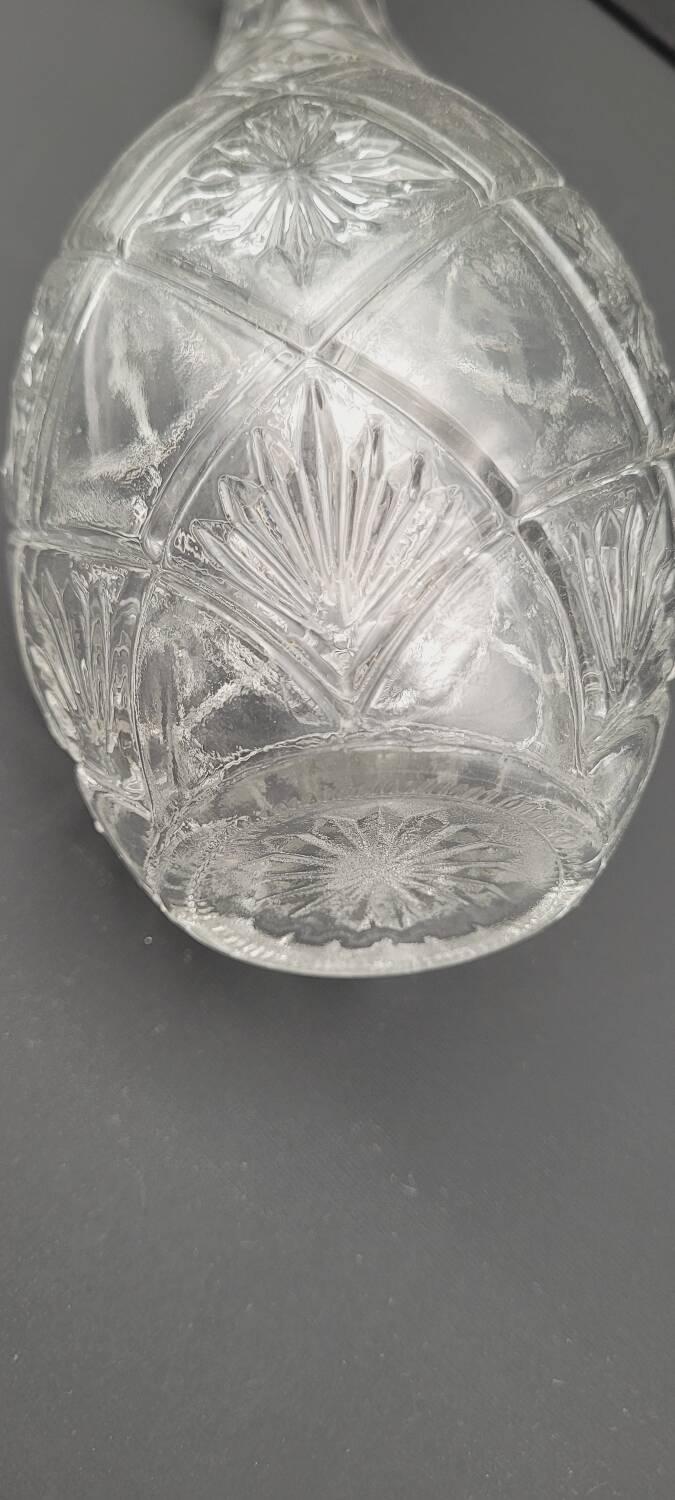 50's molded glass carafe