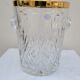 Champagne crystal bucket signed etzel Lorraine