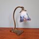 Art Deco desk lamp, signed Le verre Français, 1920s-30s
