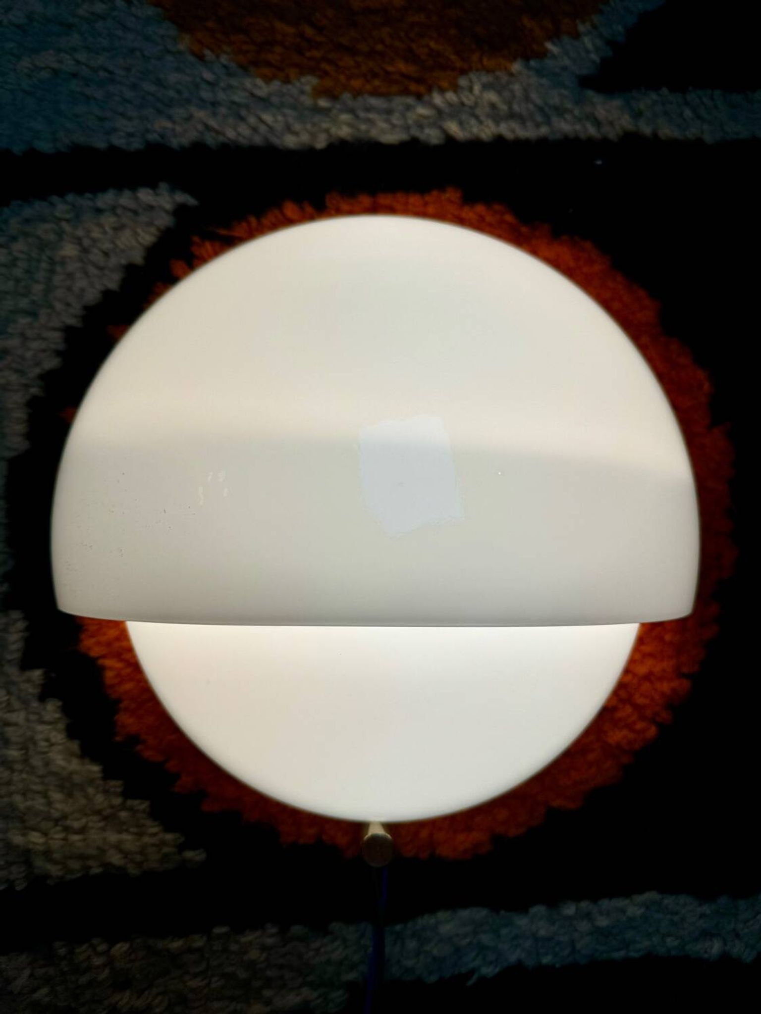 Vintage Murano glass wall lamp by Vico Magistretti for Artemide / Mania / Space Age
