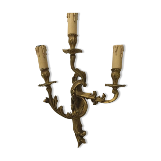 Applique bronze 3 branches