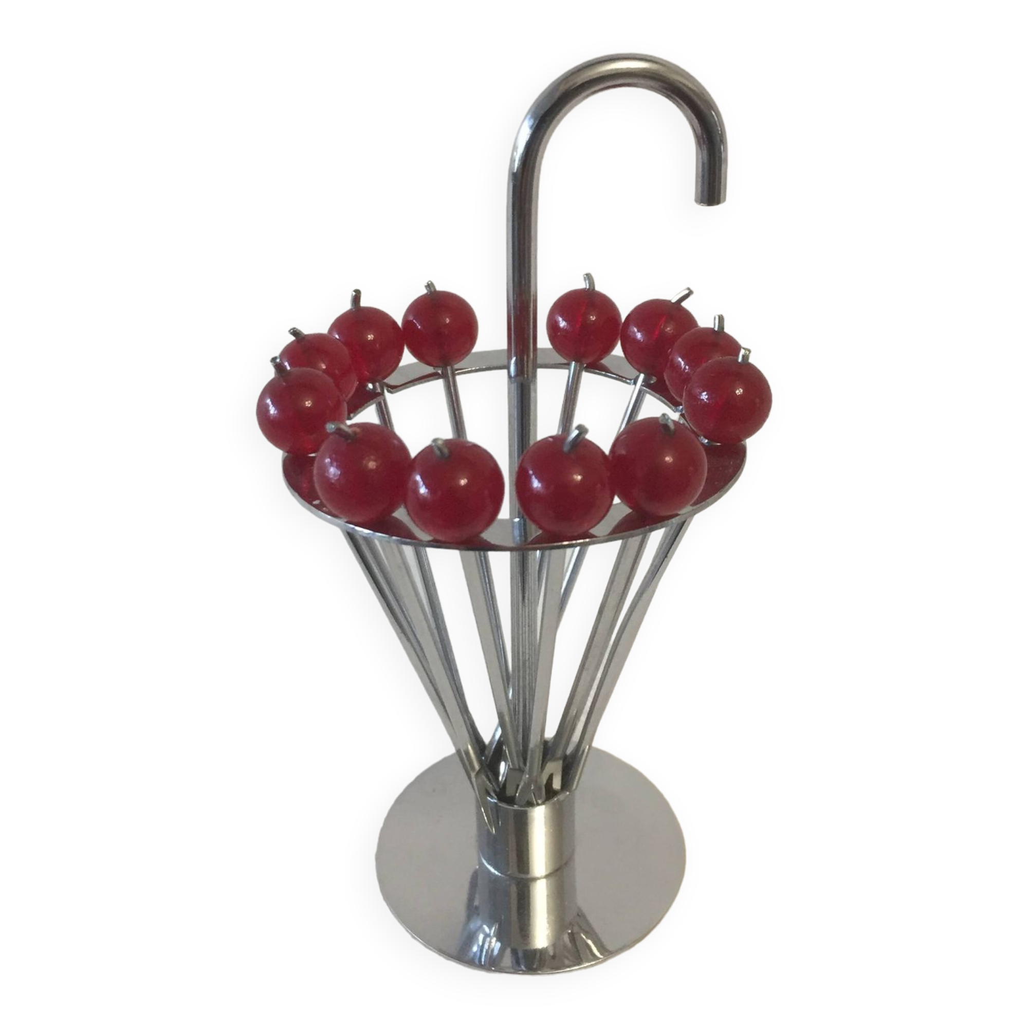 Porte-piques Apéritif Vintage – Harpe Métal – Art Déco Années 30