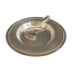 Silver plate and spoon, Orfèvrerie Saint Médard, Paris, 1950