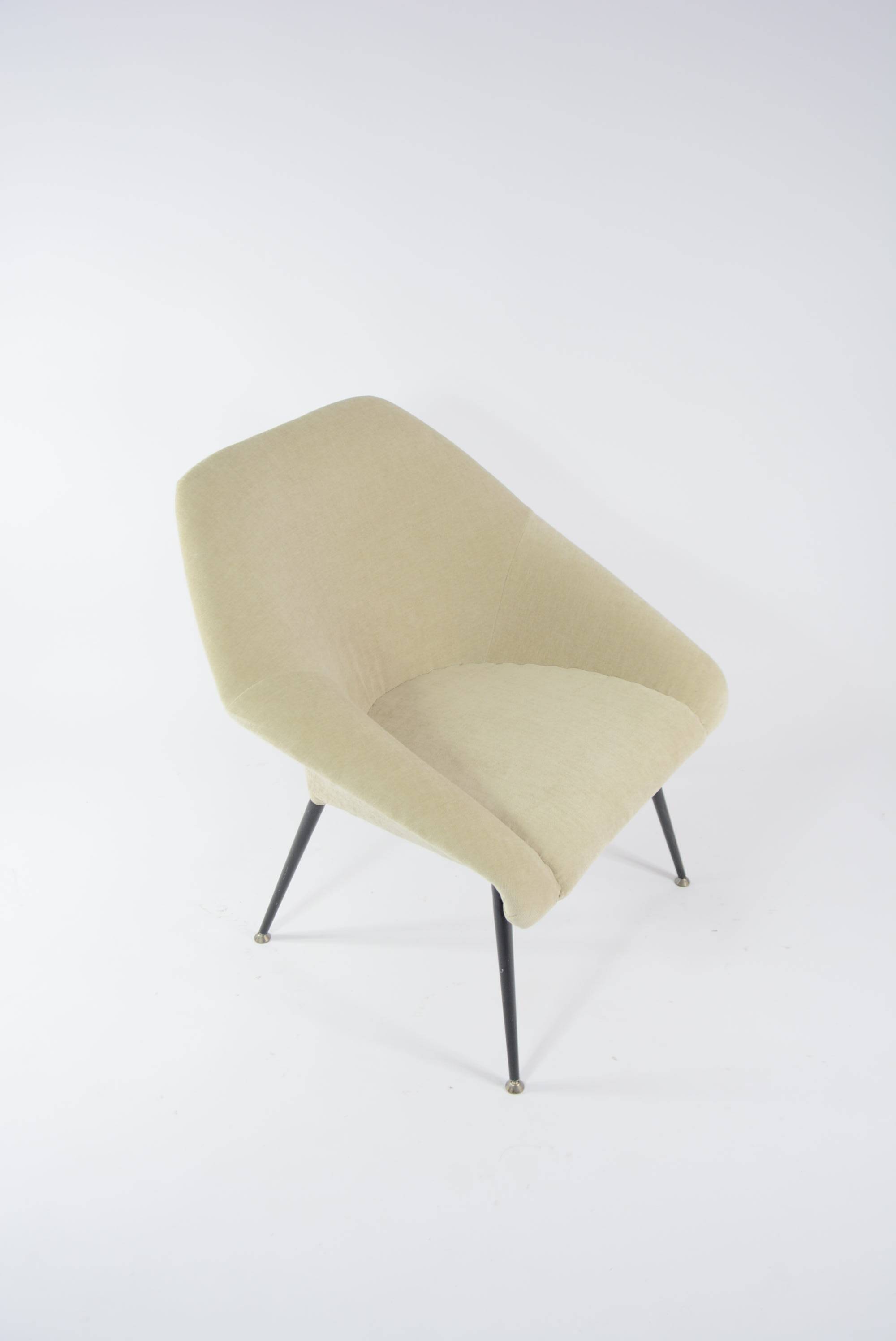 Coquille armchair cream/beige