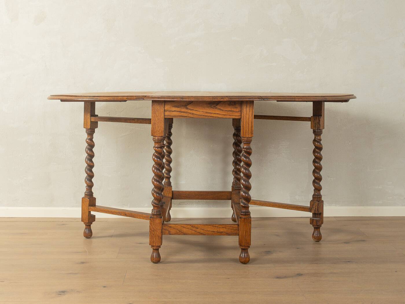 Victorian gateleg dining table, circa 1890