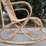 Rocking rattan 60s