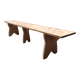 Beech farm bench