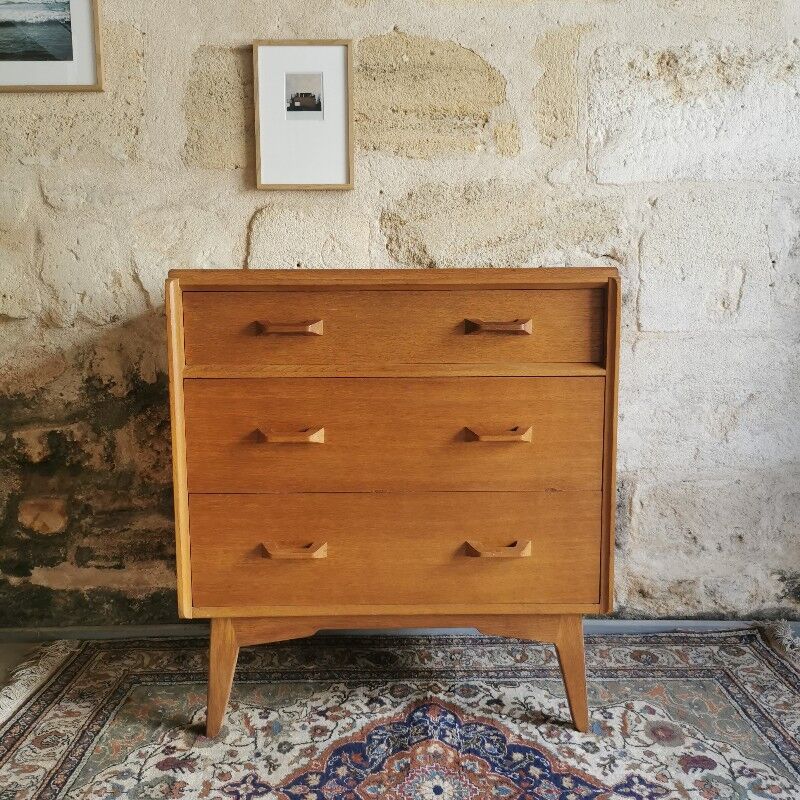 Vintage G-plan secretary chest of drawers