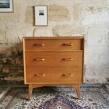 Vintage G-plan secretary chest of drawers