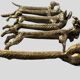 Set of 6 silver-plated animal knife rests