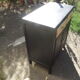 Parisian buffet painted in black from the 50s
