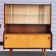 Vintage wooden display cabinet – 1960s/70s