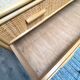 Chest of drawers in rattan and bamboo