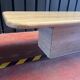 Travertine coffee table