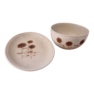 Sarreguemines sandstone dishes