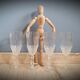Set 4 verres champagne